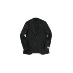 BELVEST (ベルベスト) LIGHTWEIGHT CAPSULE SINGLE JACKET 2PATCH SUPER120’s WOOL フラノウール ジャケット BLACK (ブラック) Made in italy (イタリア製) 2020 秋冬新作のイメージ