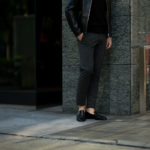 cuervo bopoha (クエルボ ヴァローナ) Sartoria Collection (サルトリア コレクション) Brad (ブラッド) 2WAY SUPER COMFORT JERSEY ストレッチ ジャージ スラックス MEDIUM GRAY (ミディアム グレー) MADE IN JAPAN (日本製) 2020 秋冬  【ご予約受付中】のイメージ
