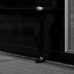 cuervo bopoha (クエルボ ヴァローナ) Sartoria Collection (サルトリア コレクション) Brad (ブラッド) FOUR SEASONS COMFORT JERSEY 4シーズンストレッチジャージ スラックス CHARCOAL GRAY (チャコールグレー) MADE IN JAPAN (日本製) 2020 秋冬のイメージ