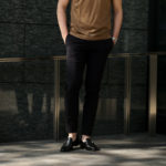 cuervo bopoha (クエルボ ヴァローナ) Sartoria Collection (サルトリア コレクション) Brad (ブラッド) WASHABLE 2WAY SUPER COMFORT NYLON ウォッシャブル ストレッチ ナイロン スラックス BLACK (ブラック) MADE IN JAPAN (日本製) 2020 【人気爆発しております】のイメージ