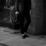 cuervo bopoha(クエルボ ヴァローナ) Satisfaction Leather Collection (サティスファクション レザー コレクション) FLOYD(フロイド) Crocodile Leather(クロコダイルレザー) レザードローストリングバック 巾着 BLACK (ブラック) Made in Japan(日本製) 2020秋冬【Special Model】のイメージ