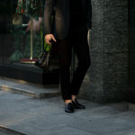 cuervo bopoha(クエルボ ヴァローナ) Satisfaction Leather Collection (サティスファクション レザー コレクション) FLOYD(フロイド) Crocodile Leather(クロコダイルレザー) レザードローストリングバック 巾着 BLACK (ブラック) Made in Japan(日本製) 2020秋冬【Special Model】【新作入荷】【フリー分発売開始】のイメージ