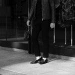 cuervo bopoha(クエルボ ヴァローナ) Satisfaction Leather Collection (サティスファクション レザー コレクション) FLOYD(フロイド) Crocodile Leather(クロコダイルレザー) レザードローストリングバック 巾着 NAVY (ネイビー) Made in Japan(日本製) 2020秋冬【Special Model】のイメージ