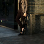 cuervo bopoha (クエルボ ヴァローナ) Satisfaction Leather Collection (サティスファクション レザー コレクション) FLOYD (フロイド) Lizard Leather (リザードレザー) レザードローストリングバック 巾着 BLACK (ブラック) Made in Japan (日本製) 2020秋冬【Special Model】【新作入荷】【フリー分発売開始】のイメージ