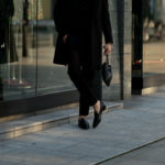 cuervo bopoha (クエルボ ヴァローナ) Satisfaction Leather Collection (サティスファクション レザー コレクション) FLOYD (フロイド) Python Leather (パイソンレザー) レザードローストリングバック 巾着 BLACK (ブラック) Made in Japan (日本製) 2020秋冬【Special Model】【新作入荷】【フリー分発売開始】のイメージ