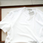Girelli Bruni (ジレリブルーニ) Crew Neck T-shirt (クルーネック Tシャツ) GIZA 60/2 ギザコットン Tシャツ WHITE (ホワイト)　made in italy (イタリア製) 2020秋冬新作  【入荷しました】【フリー分発売開始】のイメージ