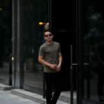 Girelli Bruni (ジレリブルーニ) Crew Neck T-shirt (クルーネック Tシャツ) GIZA 60/2 ギザコットン Tシャツ MILITARY (ミリタリー) made in italy (イタリア製) 2020秋冬新作のイメージ