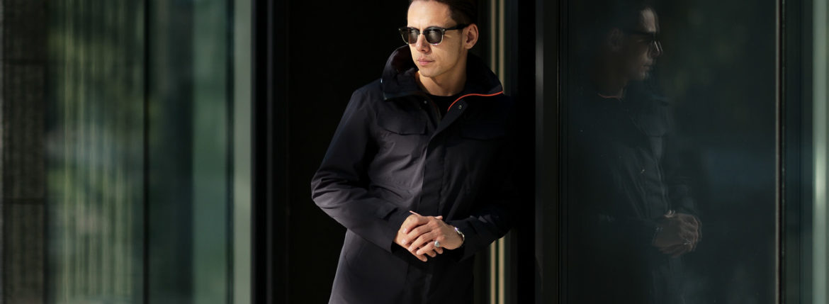 MONTECORE (モンテコーレ) Nylon Field Jacket ウォータープルーフ ナイロン フィールド ジャケット NAVY (ネイビー) 2020秋冬新作 愛知 名古屋 altoediritto アルトエデリット ナイロンジャケット