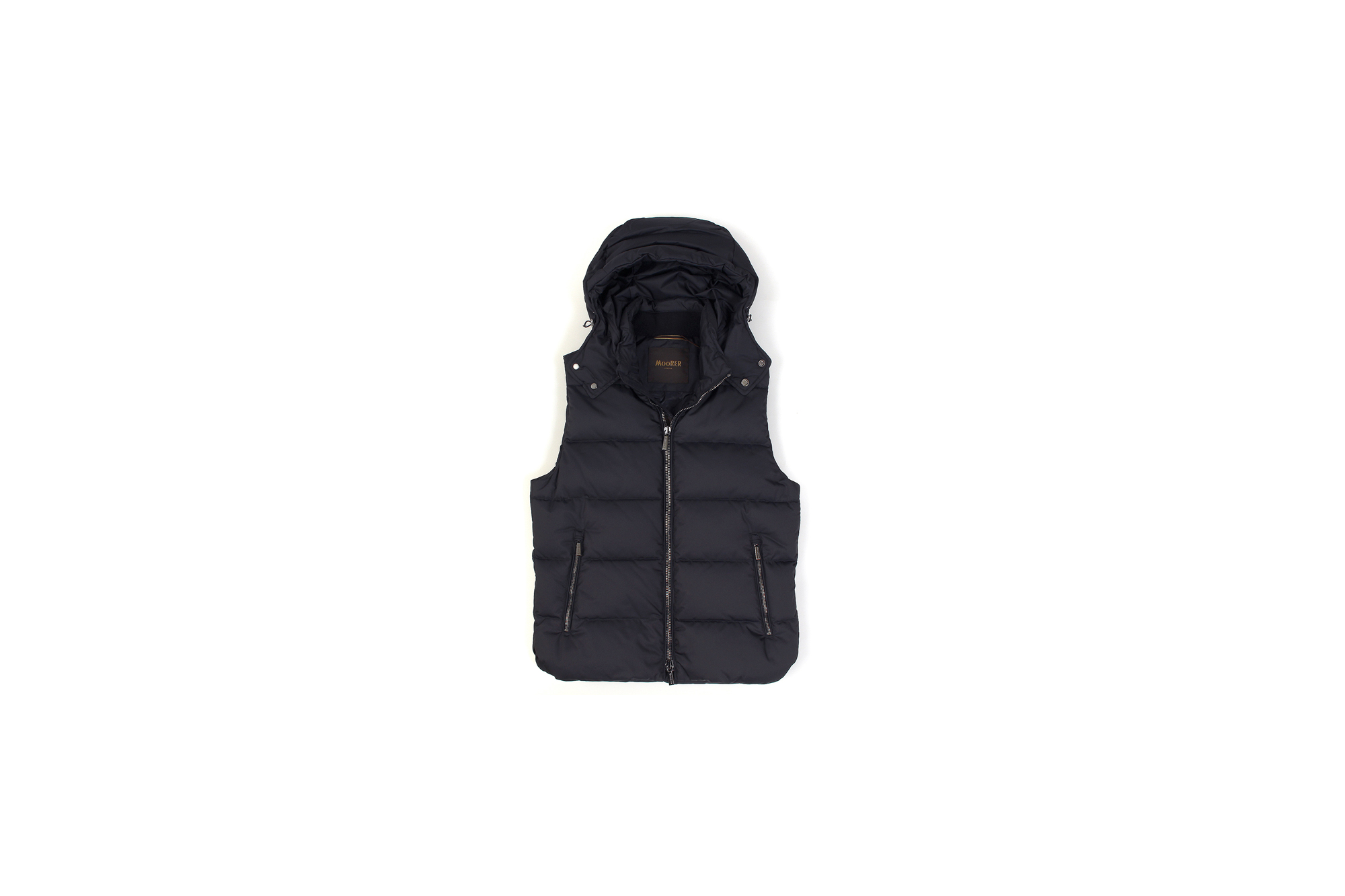 MOORER (ムーレー) FAYER (フェイヤー) Nylon Down Vest ナイロン ダウンベスト BLUE(ブルー・78) Made in italy (イタリア製) 2020 秋冬新作 【入荷しました】【フリー分発売開始】愛知 名古屋 altoediritto アルトエデリット ダウンベスト