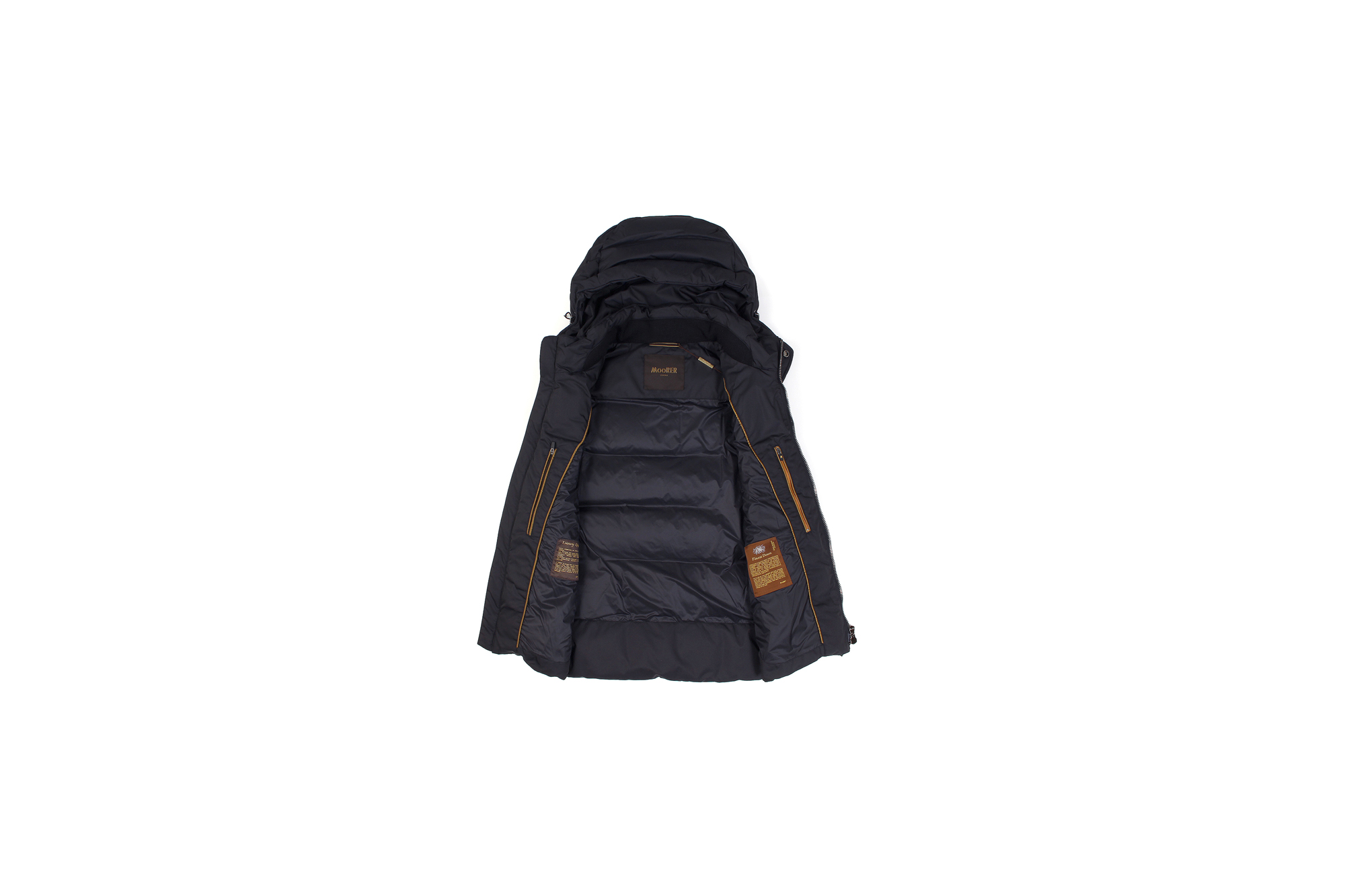 MOORER (ムーレー) FAYER (フェイヤー) Nylon Down Vest ナイロン ダウンベスト BLUE(ブルー・78) Made in italy (イタリア製) 2020 秋冬新作 【入荷しました】【フリー分発売開始】愛知 名古屋 altoediritto アルトエデリット ダウンベスト