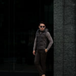 MOORER (ムーレー) FAYER (フェイヤー) Nylon Down Vest ナイロン ダウンベスト MARMOTTA (ブラウン・35) Made in italy (イタリア製) 2020 秋冬新作 【入荷しました】【フリー分発売開始】のイメージ