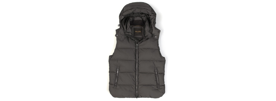 MOORER (ムーレー) FAYER (フェイヤー) Nylon Down Vest ナイロン ダウンベスト MARMOTTA (ブラウン) Made in italy (イタリア製) 2020 秋冬新作 【入荷しました】【フリー分発売開始】愛知 名古屋 altoediritto アルトエデリット ダウンベスト