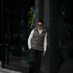 MOORER (ムーレー) FAYER (フェイヤー) Nylon Down Vest ナイロン ダウンベスト VISONE(ベージュ・33) Made in italy (イタリア製) 2020 秋冬新作 【入荷しました】【フリー分発売開始】のイメージ
