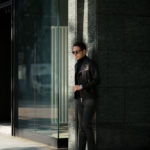 SILENCE(サイレンス) Double Riders Jacket (ダブルライダース ジャケット) Goat Suede Leather (ゴートスエード レザー) ダブルライダース ジャケット NERO (ブラック) Made in italy (イタリア製) 2020 秋冬 【ご予約受付中】のイメージ