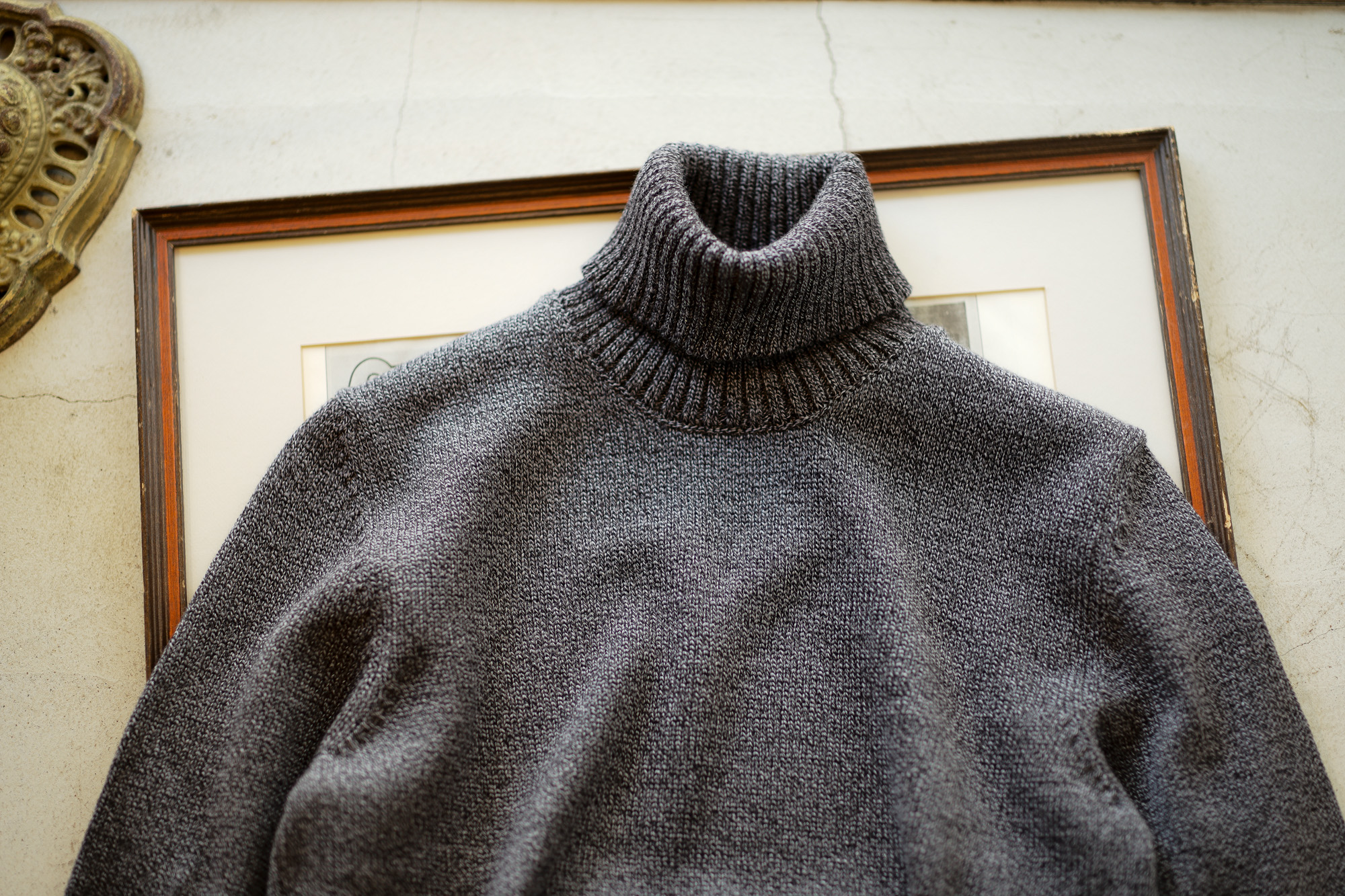 ZANONE(ザノーネ) Turtle Neck Sweater (タートルネックセーター) VIRGIN WOOL 100% ミドルゲージ ウールニット セーター CHARCOAL GRAY (チャコールグレー・Z2557) made in italy (イタリア製) 2020 秋冬 【ご予約受付中】愛知 名古屋 altoediritto アルトエデリット タートル