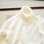 ZANONE(ザノーネ) Turtle Neck Sweater (タートルネックセーター) VIRGIN WOOL 100% ミドルゲージ ウールニット セーター WHITE (ホワイト・Z3623) made in italy (イタリア製) 2020 秋冬 【ご予約受付中】のイメージ