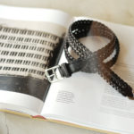 cuervo bopoha (クエルボ ヴァローナ) Sartoria Collection (サルトリア コレクション) Lance (ランス) Cow Hide Leather (カウハイド レザー) メッシュベルト BLACK (ブラック) Made in Italy (イタリア製) 2020 秋冬 【ご予約受付中】のイメージ