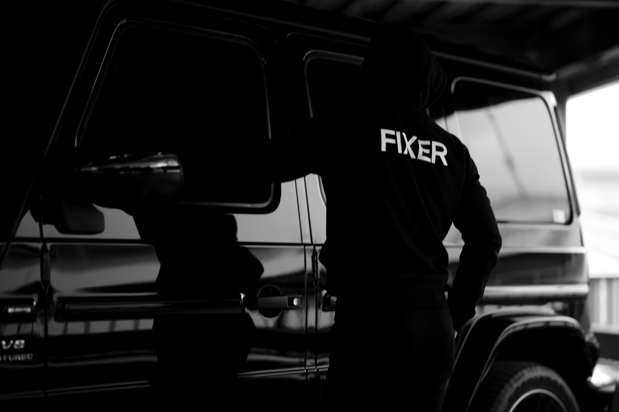 FIXER (フィクサー) FPK-02(エフピーケー02) Sweat Hoodie スウェットフーディー BLACK (ブラック) 2020 愛知 名古屋 altoediritto アルトエデリット パーカー プリントロゴ ロゴプリント 肉厚 裏サーマル