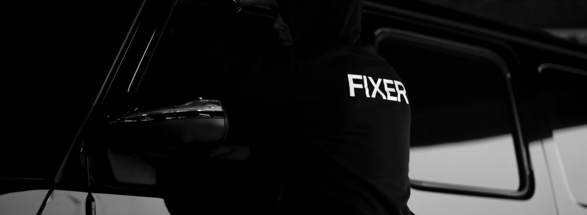 FIXER (フィクサー) FPK-02(エフピーケー02) Sweat Hoodie スウェットフーディー BLACK (ブラック)のイメージ