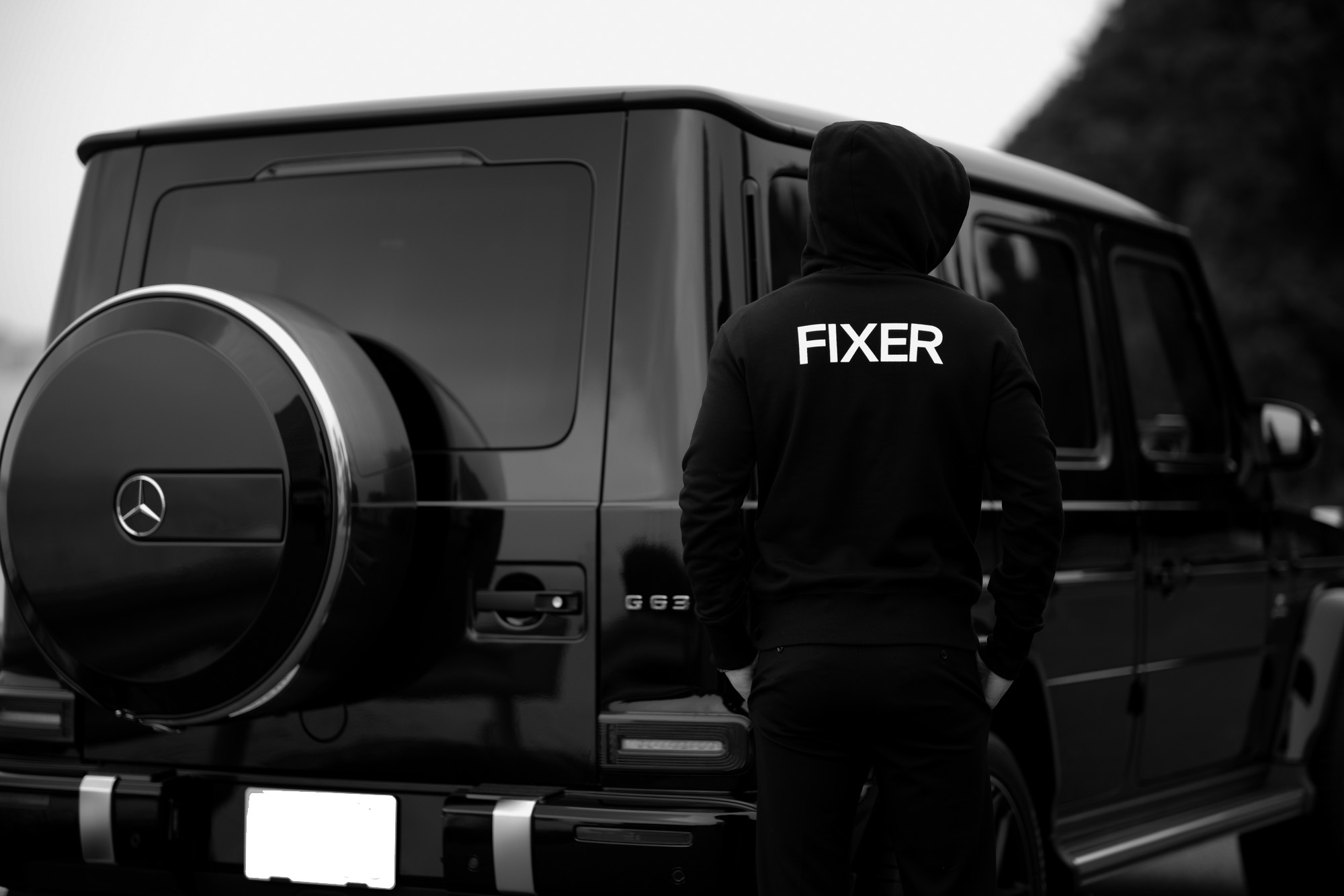FIXER (フィクサー) FPK-02(エフピーケー02) Sweat Hoodie スウェットフーディー BLACK (ブラック) 2020 愛知 名古屋 altoediritto アルトエデリット パーカー プリントロゴ ロゴプリント 肉厚 裏サーマル