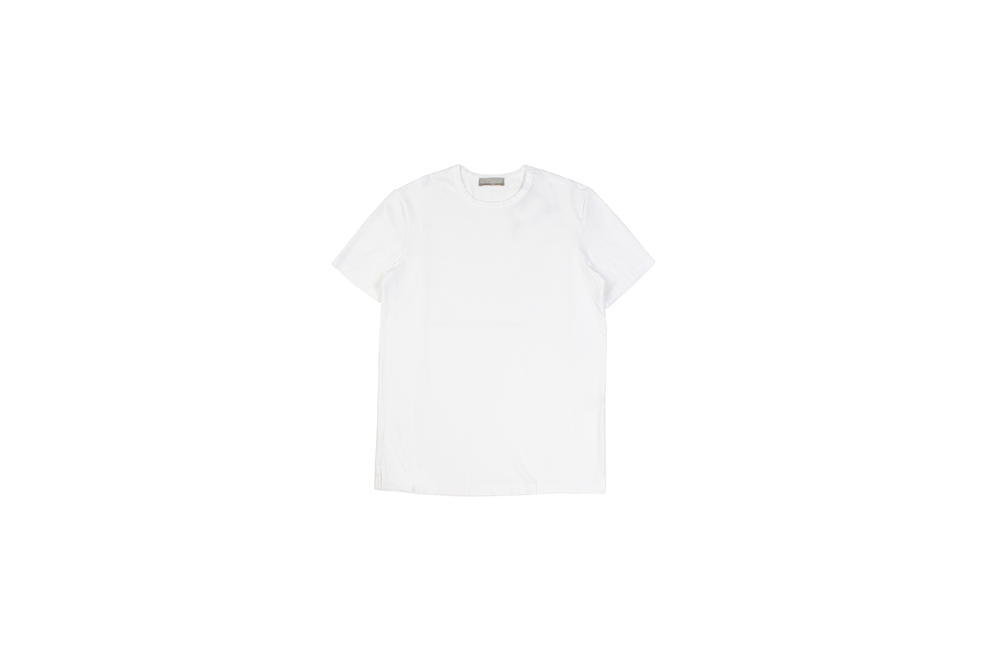 Girelli Bruni (ジレリブルーニ) Crew Neck T-shirt (クルーネック Tシャツ) GIZA 60/2 ギザコットン Tシャツ WHITE (ホワイト)　made in italy (イタリア製) 2020秋冬新作  【入荷しました】【フリー分発売開始】 girellibruni 愛知 名古屋 altoediritto アルトエデリット alto e diritto