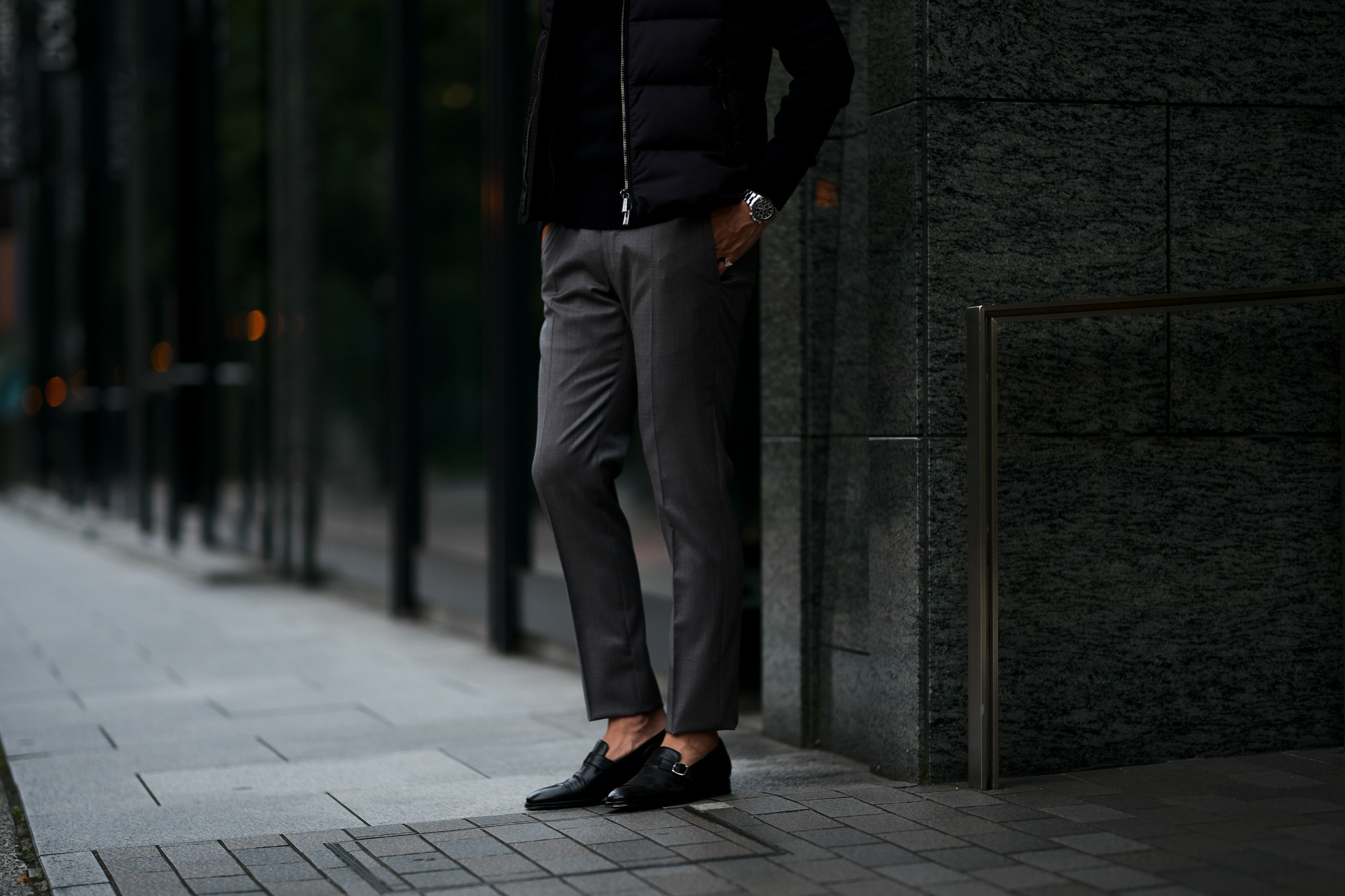 INCOTEX インコテックス N35 SLIM FIT  SUPER 100’S WOOLLEN TWILL サージウール スラックス GRAY グレー・912 2020 秋冬 ご予約受付中 愛知 名古屋 altoediritto アルトエデリット