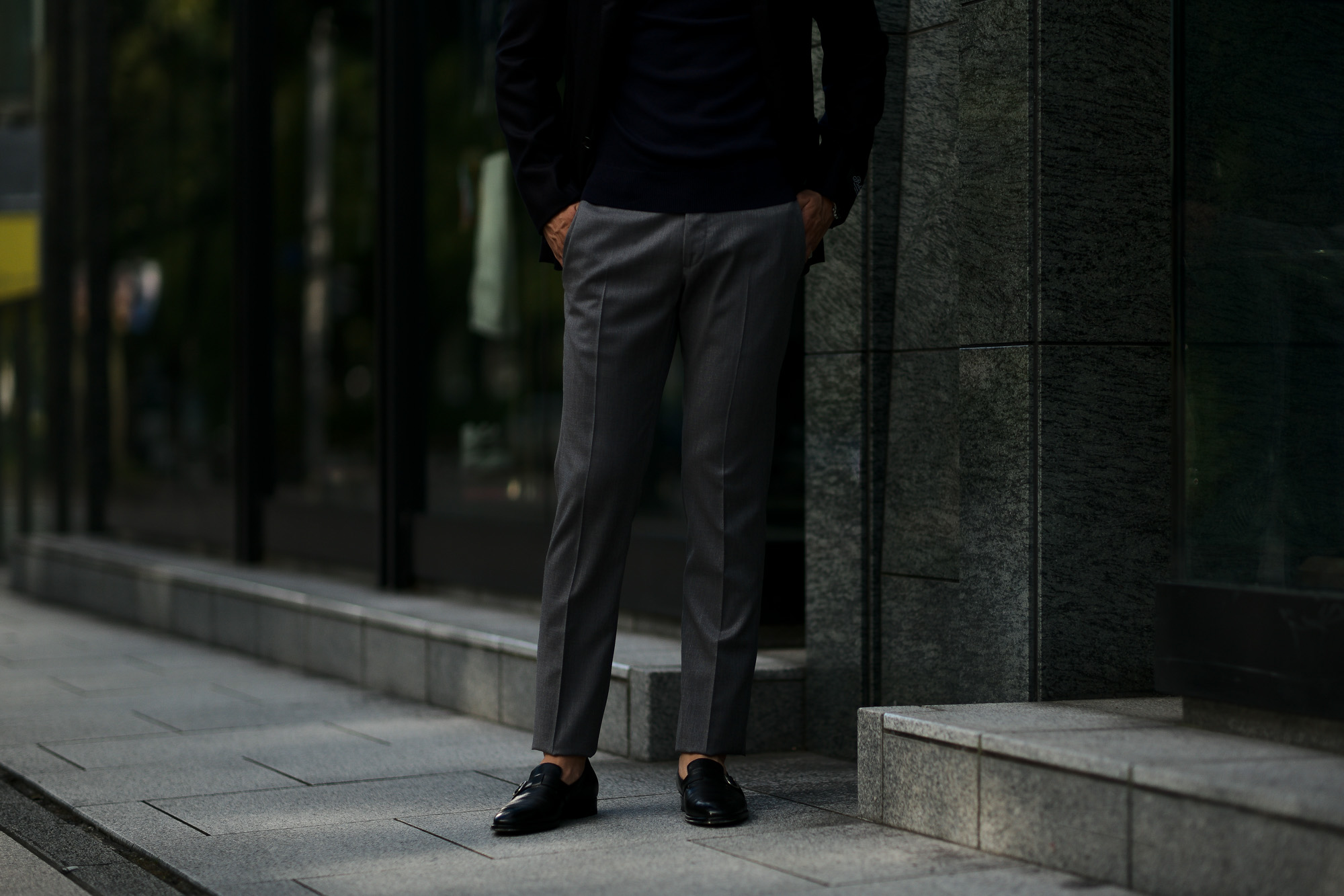 INCOTEX インコテックス N35 SLIM FIT URBAN TRAVELER アーバントラベラー TECHNO TWILL 撥水 ウォッシャブル ナチュラルストレッチ サージウール スラックス GRAY グレー・910  2020 秋冬 ご予約受付中 愛知 名古屋 altoediritto アルトエデリット