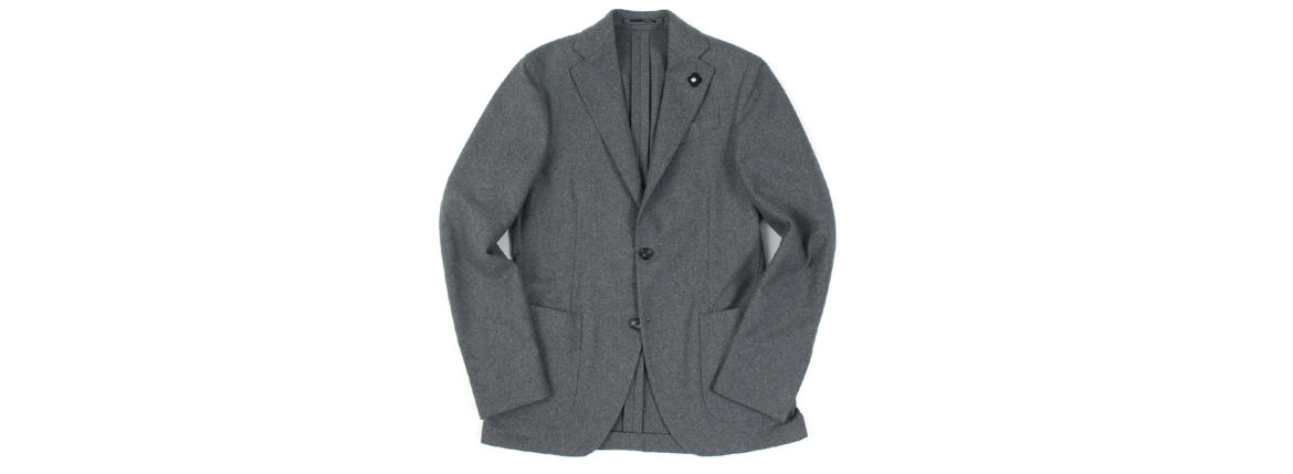 LARDINI (ラルディーニ) EASY WEAR (イージーウエア) Cashmere Jacket カシミア ジャケット GRAY (グレー・900) Made in italy (イタリア製) 2020秋冬新作 愛知 名古屋 altoediritto アルトエデリットカシミヤジャケット