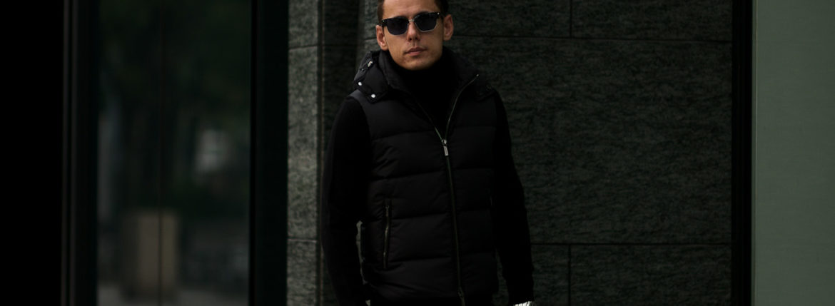 MOORER ムーレー FAYER フェイヤー Nylon Down Vest ナイロン ダウンベスト NERO(ブラック・08) Made in italy イタリア製 2020 秋冬新作 入荷しました　フリー分発売開始　愛知 名古屋 altoediritto アルトエデリット ダウンベスト