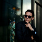 Mr.CASANOVA × cuervo bopoha (ミスターカサノバ × クエルボヴァローナ) STOMP (ストンプ) ブロウ型 アイウェア サングラス BLACK MARBLE DEMI × BLUE SMOKE (ブラックマーブルデミ × ブルースモーク) HANDCRAFTED IN JAPAN(日本製) 2020 秋冬新作 【Special Model】【入荷しました】【フリー分発売開始】のイメージ