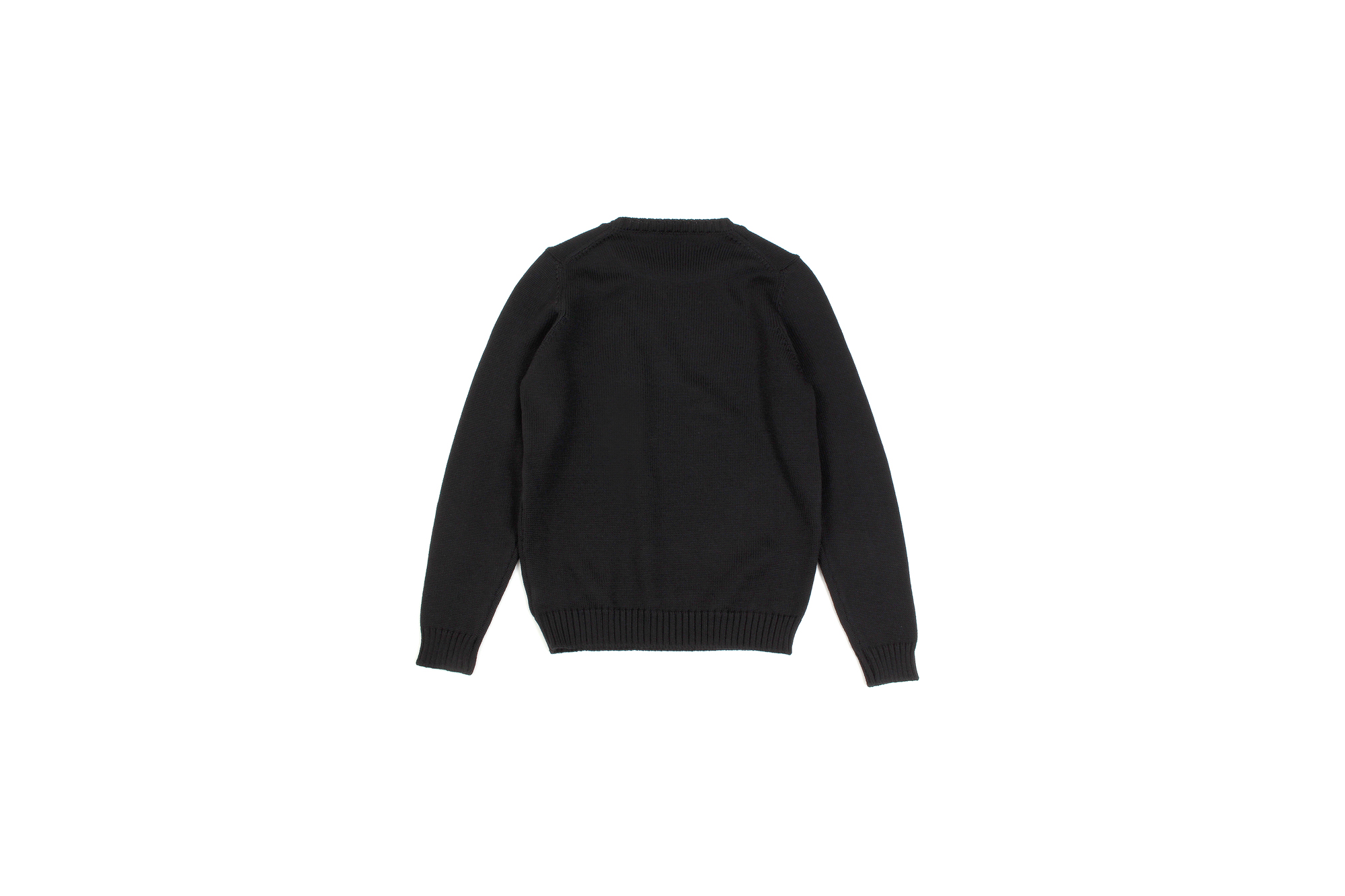 ZANONE(ザノーネ) Crew Neck Sweater (クルーネック セーター) VIRGIN WOOL 100% ミドルゲージ ウールニット セーター BLACK (ブラック・Z0015) made in italy (イタリア製) 2020 秋冬 【ご予約受付中】愛知 名古屋 altoediritto アルトエデリット タートル