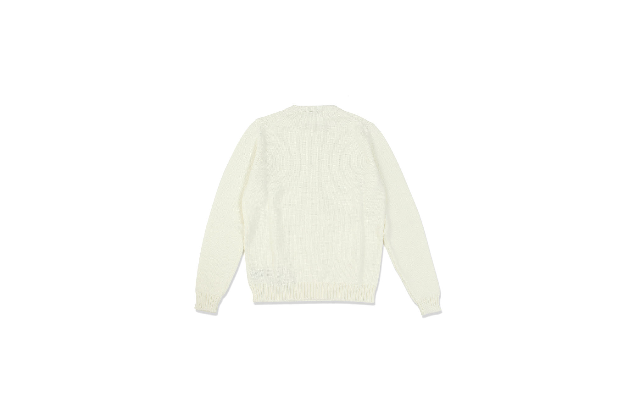 ZANONE(ザノーネ) Crew Neck Sweater (クルーネック セーター) VIRGIN WOOL 100% ミドルゲージ ウールニット セーター WHITE (ホワイト・Z3623) made in italy (イタリア製) 2020 秋冬 【ご予約受付中】愛知 名古屋 altoediritto アルトエデリット タートル