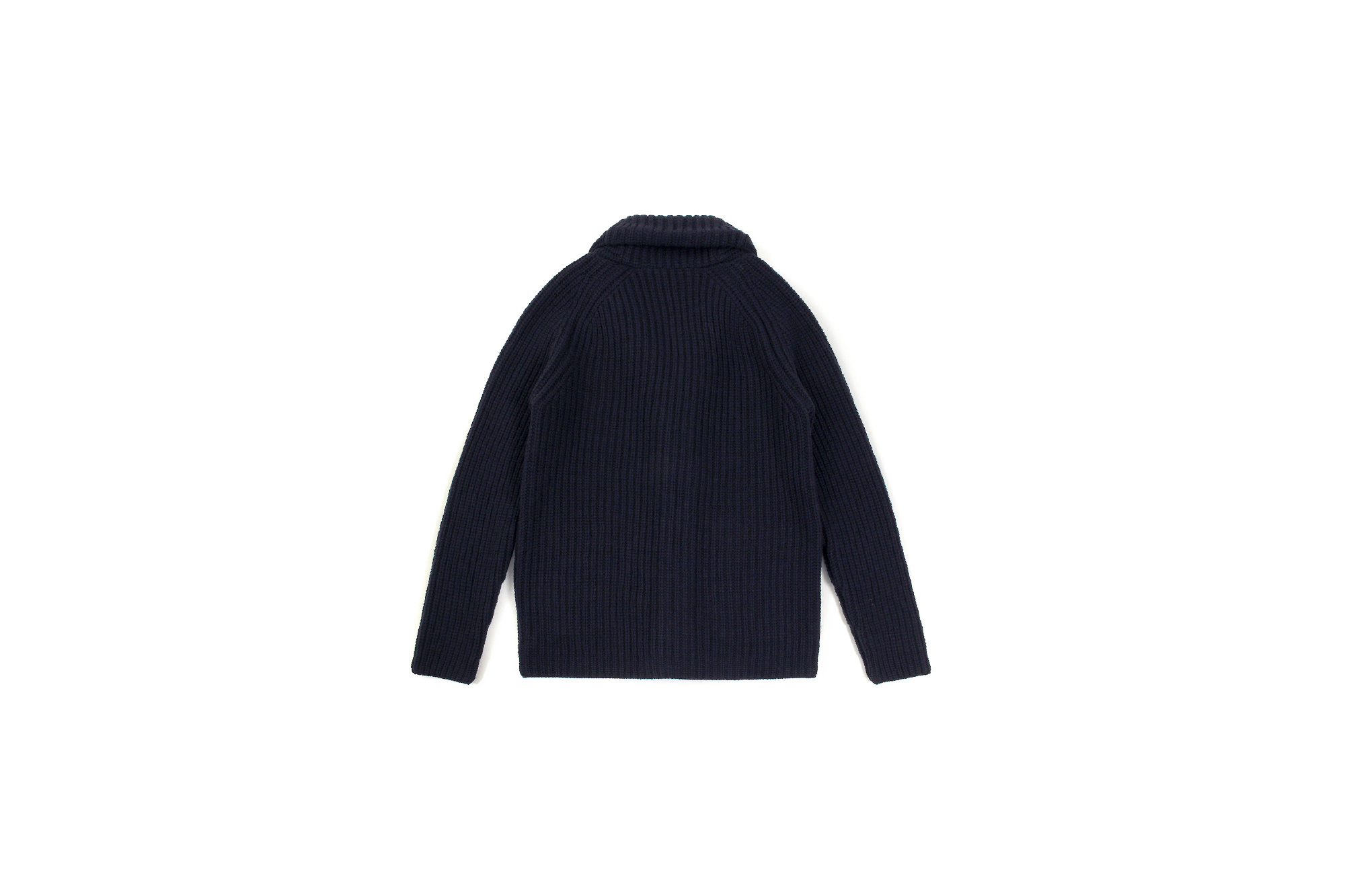 ZANONE (ザノーネ) Shawl Collar Cardigan (ショールカラー カーディガン) FISHERMAN'S RIB LIGHT FELT VIRGIN WOOL 100% 5ゲージ ウールニット カーディガン NAVY (ネイビー・Z1375) made in italy (イタリア製) 2020 秋冬 【ご予約受付中】愛知 名古屋　Alto e Diritto アルトエデリット ニットカーデ