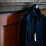 Finamore (フィナモレ) SEUL ITALIAN COLOR SILK SHIRTS シルク ワンピースカラー シャツ NAVY (ネイビー・5) made in italy (イタリア製) 2020 秋冬新作 【入荷しました】【フリー分発売開始】のイメージ