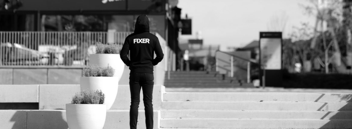 FIXER (フィクサー) FPK-02(エフピーケー02) Sweat Hoodie スウェットフーディー BLACK (ブラック)のイメージ