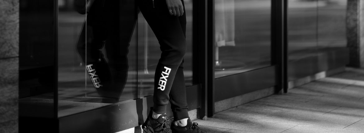 FIXER (フィクサー) FPT-01(エフピーティー01) Technical Jersey Jogger Pants テクニカルジャージー ジョガーパンツ BLACK (ブラック) 【ご予約開始します】【2021.1.23(Sat)～2021.2.07(Sun)】のイメージ