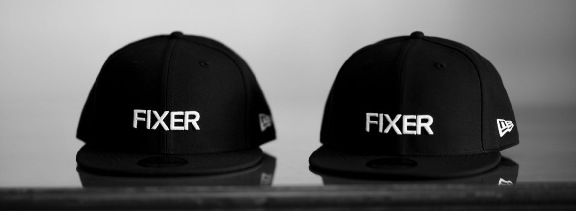 FIXER × NEW ERA (フィクサー × ニューエラ) 59FIFTY®　FNE-01 ベースボールキャップ BLACK × WHITE (ブラック × ホワイト) 【Special Special Special Model】【SOLD OUT】のイメージ