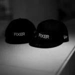 FIXER × NEW ERA (フィクサー × ニューエラ) 59FIFTY®　FNE-01 ベースボールキャップ BLACK × WHITE (ブラック × ホワイト) 【Special Special Special Model】のイメージ