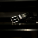 Georges de Patricia (ジョルジュ ド パトリシア) Shadow Crocodile (シャドウ クロコダイル) 925 STERLING SILVER (925 スターリングシルバー) Niloticus Crocodile ニロティカス クロコダイル エキゾチック レザーベルト NOIR (ブラック) 2020 【Special Special Special Model】【ご予約開始】のイメージ