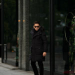 MOORER (ムーレー) HELSINKI (ヘルシンキ) ホワイトグースダウン ナイロン フーデッド ダウンコート NERO(ブラック・08) Made in italy (イタリア製) 2020 秋冬 【ご予約受付中】愛知 名古屋 altoediritto アルトエデリット