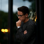 Mr.CASANOVA × cuervo bopoha (ミスターカサノバ × クエルボヴァローナ) STOMP (ストンプ) ブロウ型 アイウェア サングラス BLACK MARBLE DEMI × CLEAR (ブラックマーブルデミ × クリア) HANDCRAFTED IN JAPAN”(日本製) 2020 秋冬新作 【Special Model】のイメージ