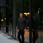 RIVORA (リヴォラ) Cashmere Mohair Silk Round Neck (ラウンドネック セーター) カシミア モヘア シルク ニット クルーネックセーター BLACK (ブラック・010) MADE IN JAPAN (日本製) 2020秋冬新作のイメージ