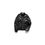 SILENCE (サイレンス) Single Leather Jacket (シングルレザー ジャケット) Goatskin Leather 0.9mm (ゴートスキンレザー 0.9mm) シングル ライダース ジャケット NERO (ブラック) Made in italy (イタリア製) 2020 秋冬新作のイメージ