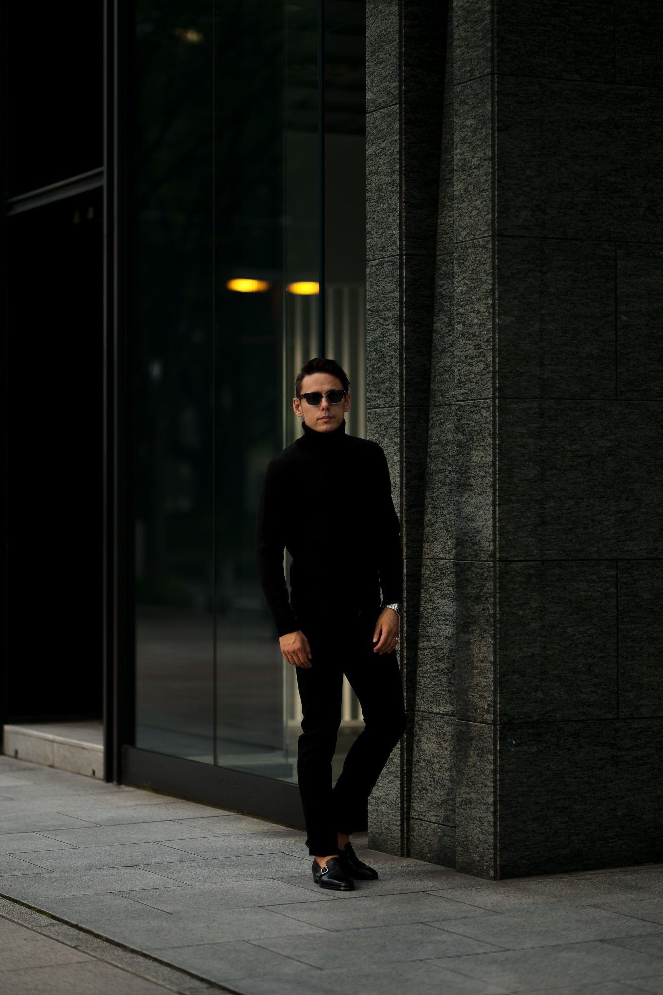 ZANONE(ザノーネ) Turtle Neck Sweater (タートルネックセーター) VIRGIN WOOL 100% ミドルゲージ ウールニット セーター BLACK (ブラック・Z0015) made in italy (イタリア製) 2020 秋冬 【ご予約受付中】愛知 名古屋 altoediritto アルトエデリット タートル