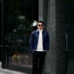 cuervo bopoha(クエルボ ヴァローナ) Satisfaction Leather Collection (サティスファクション レザー コレクション) JACK (ジャック) LAMB LEATHER (ラムレザー) シングル レザー ジャケット VIOLET BLUE (ヴァイオレットブルー) MADE IN JAPAN (日本製) 2020 秋冬新作 【Special Model】のイメージ