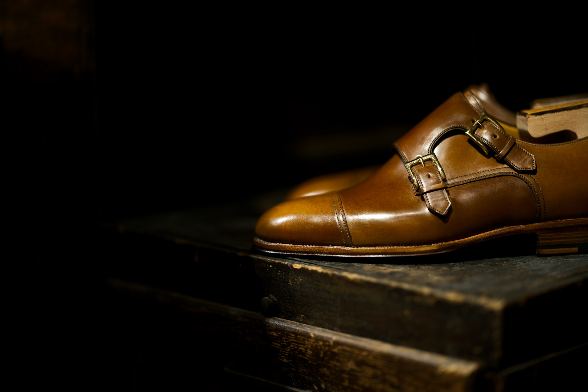 ENZO BONAFE (エンツォボナフェ) ART.EB-27 Double Monk Strap Shoes Horween Shell Cordovan Leather ホーウィン社シェルコードバンレザー ダブルモンクストラップシューズ BOURBON (バーボン) made in italy (イタリア製) 2020 愛知 名古屋 Alto e Diritto アルトエデリット