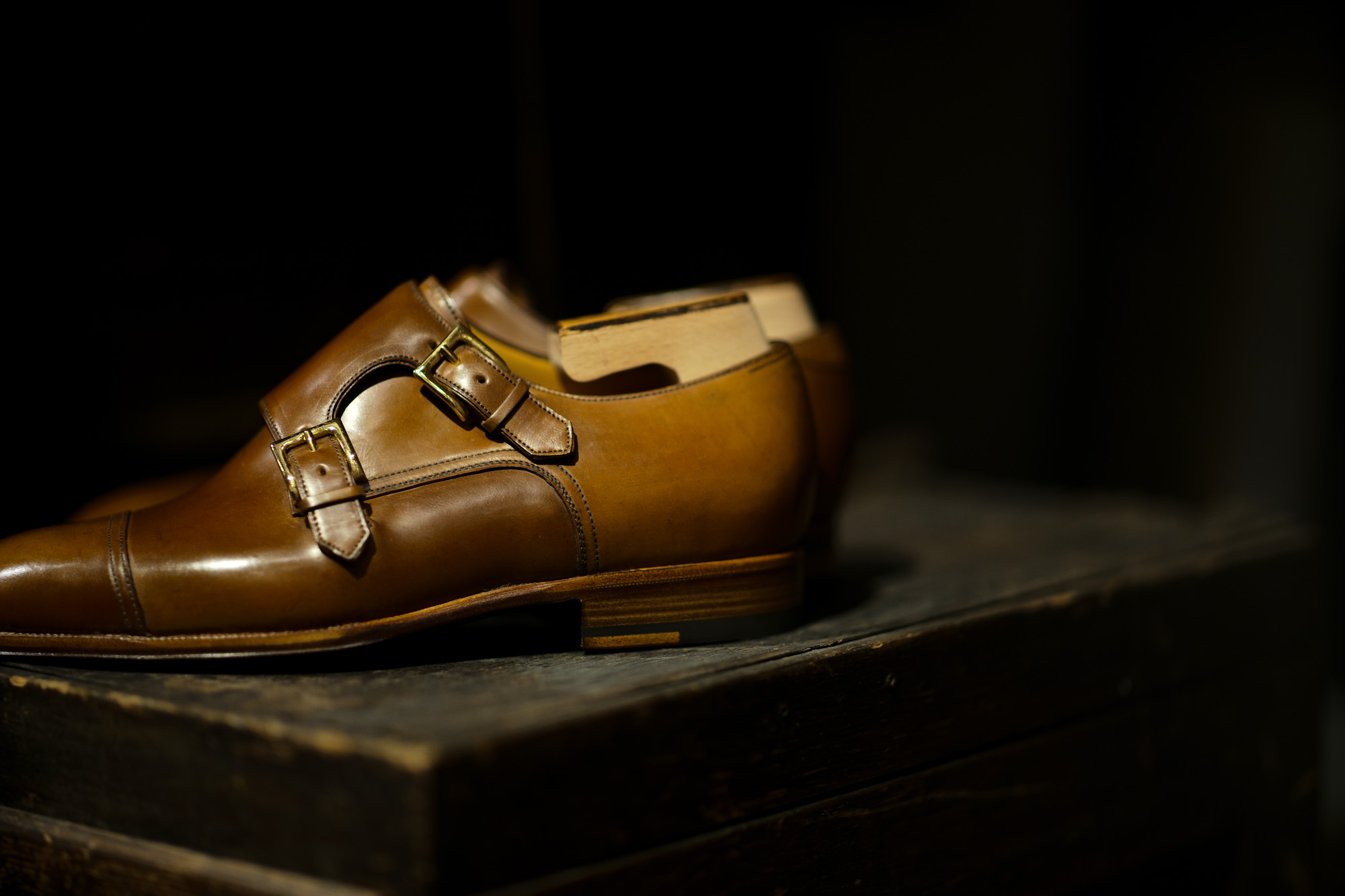 ENZO BONAFE (エンツォボナフェ) ART.EB-27 Double Monk Strap Shoes Horween Shell Cordovan Leather ホーウィン社シェルコードバンレザー ダブルモンクストラップシューズ BOURBON (バーボン) made in italy (イタリア製) 2020 愛知 名古屋 Alto e Diritto アルトエデリット