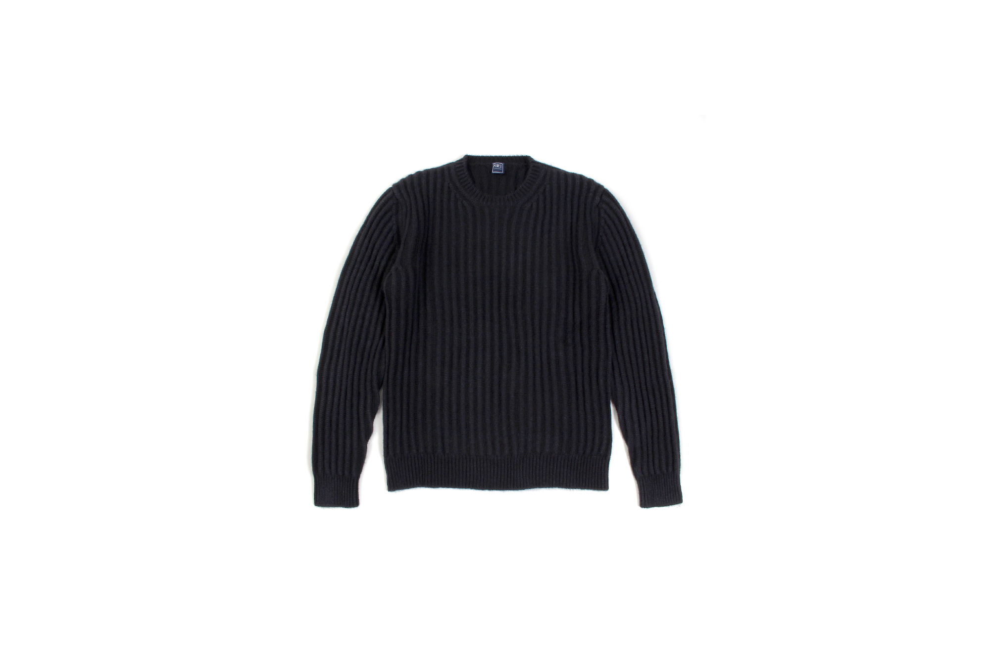 FEDELIフェデリ Cashmere Crew Neck Sweater カシミア クルーネック セーター CASHMERE VINTAGE カシミヤヴィンテージ ローゲージ カシミアニット セーター BLACK ヴィンテージブラック・16 イタリア製 2020 秋冬新作 愛知 名古屋 Alto e Diritto アルトエデリット カシミヤニット カシミアニット