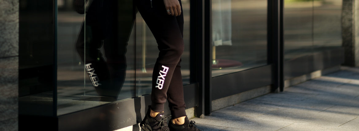 FIXER (フィクサー) FPT-01(エフピーティー01) Technical Jersey Jogger Pants テクニカルジャージー ジョガーパンツ BLACK (ブラック) 【ご予約開始】【2020.11.22(Sun)～2020.12.06(Sun)】のイメージ