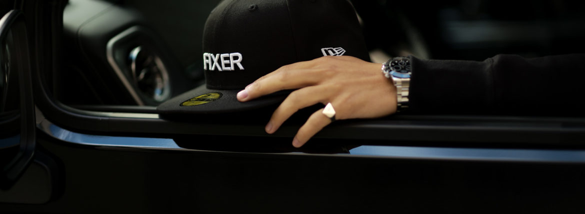 FIXER × NEW ERA (フィクサー × ニューエラ) 59FIFTY®　FNE-01 ベースボールキャップ BLACK × WHITE (ブラック × ホワイト) 【Special Special Special Model】【ご予約開始します】【2020.10.31(Sat)～2020.11.15(Sun)】愛知 名古屋 Alto e Diritto altoediritto アルトエデリット